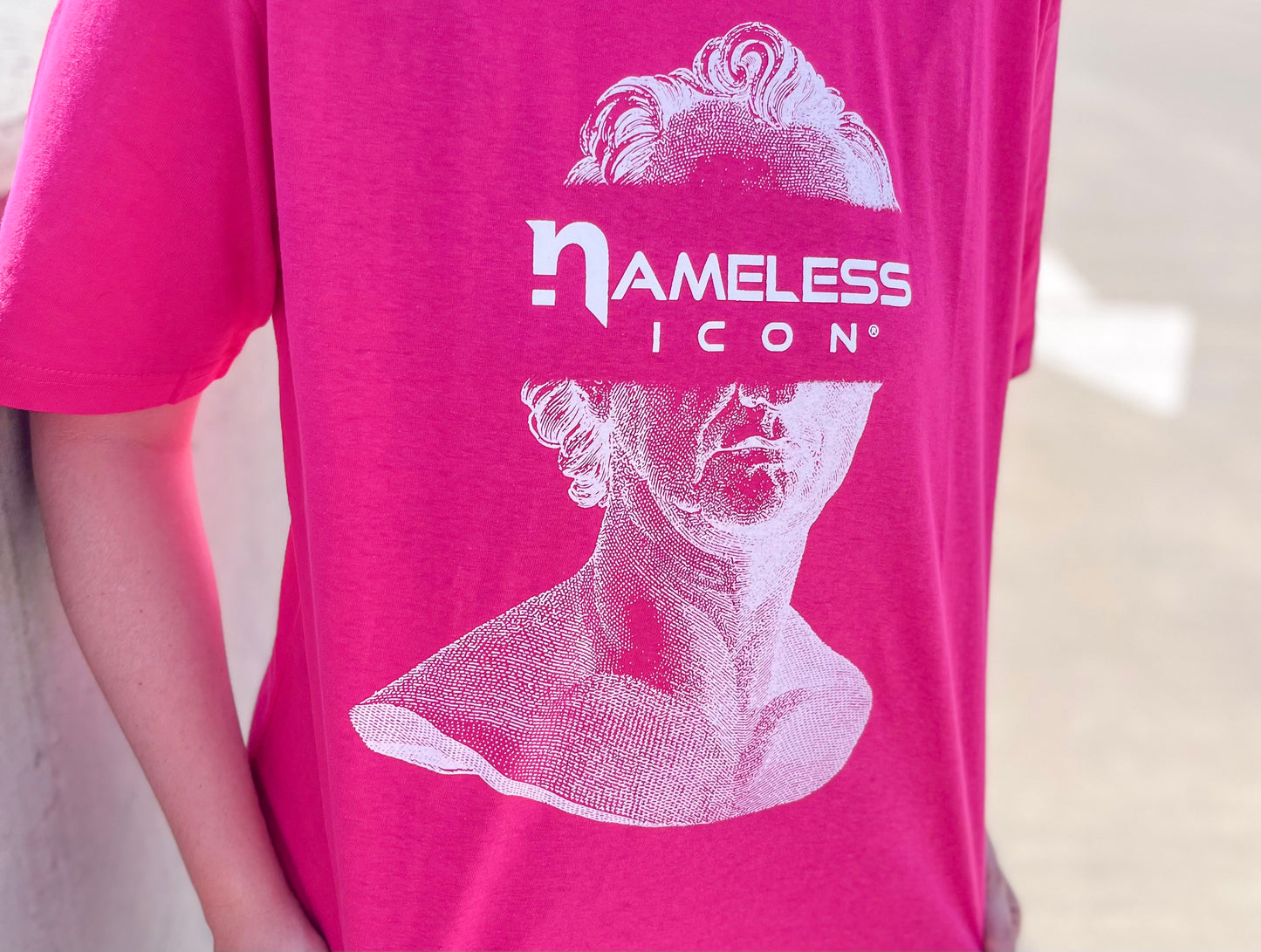 Pink Faceless Tee