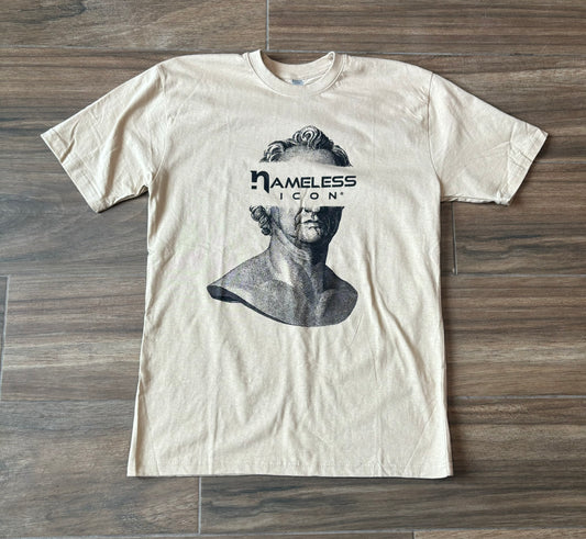 Tan Faceless Tee